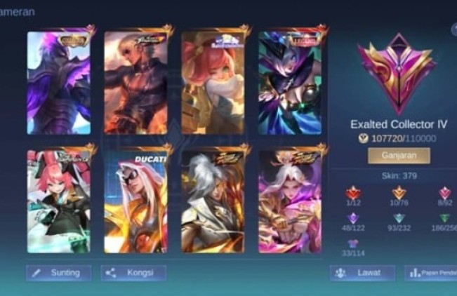 Ilustrasi karakter hero Mobile Legend. [Instagram]